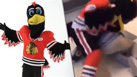 Mascot gets sucker punched
